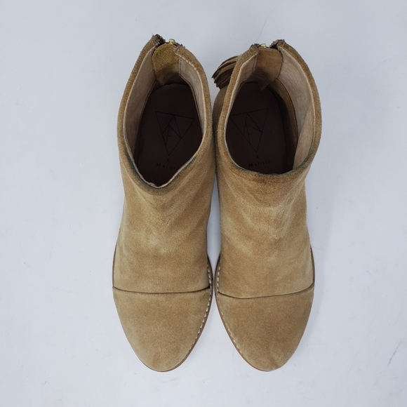 Ascot Friday x Matisse Payton tan suede ankle boot size 7.5 - Picture 3 of 9
